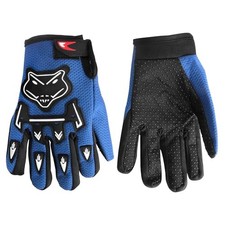 Kids Dirt Bike Gloves, Kids  Youth Power Sports Riding Gloves for BLUE