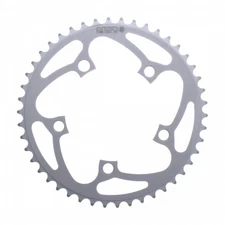 Origin8 Blade Chainring 46t 110 BCD 5-Bolt 8/9-Speed Aluminum Silver Road MTB