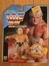 WWF Hasbro Series 3 GREG ‘THE HAMMER’ VALENTINE Action Figure w/ HAMMER SLAMMER