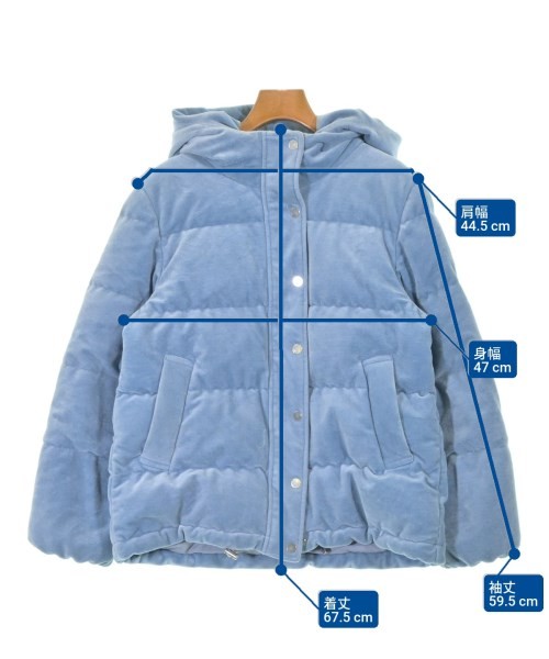 SLOBE IENA Down Jackets / Down Vests Light blue F… - image 7