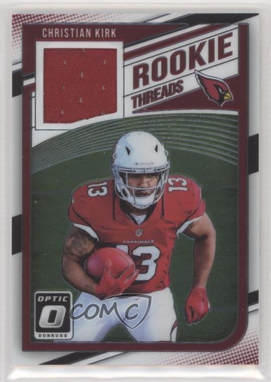 2018 Donruss Optic Rookie Threads Christian Kirk #RT-CK RC 06g3