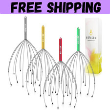 4 Pack Head Massager Head Scratcher, Scalp Massager Christmas Gift Ideas Stockin