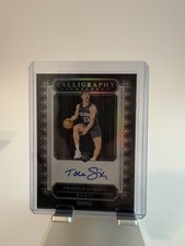 2024-25 Panini Origins - 2024 Panini Updates Calligraphy Signatures Tristan...