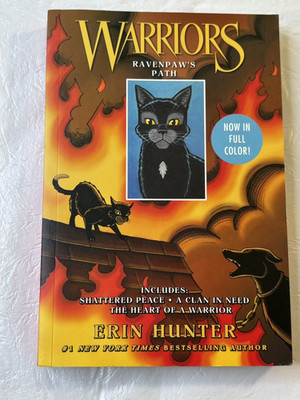 Erin Hunter Warriors: Ravenpaw's Path Paperback 3 Stories In One NEW Color