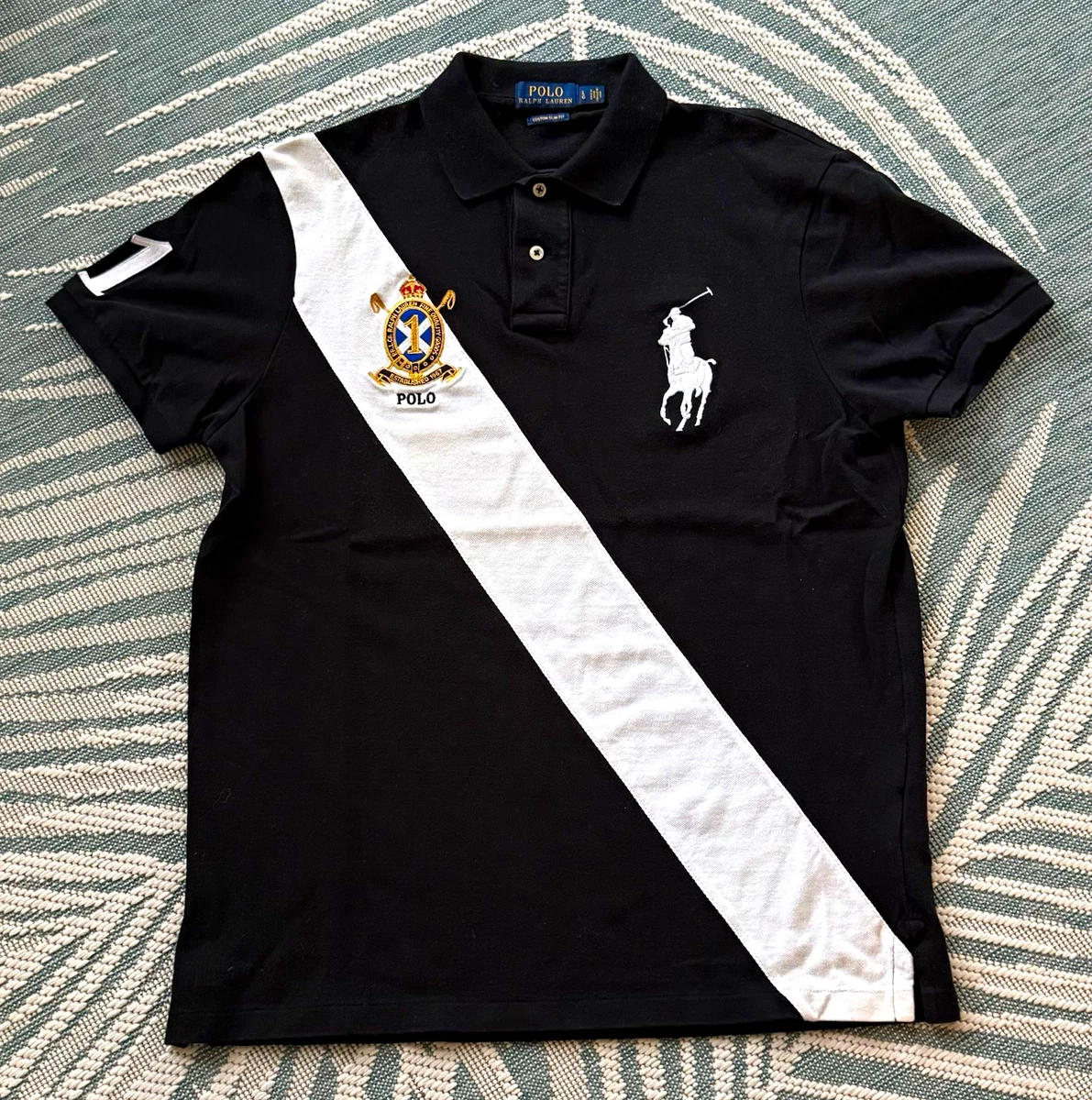 25+ Polo Ralph Lauren Size M Black Polos for Men for sale