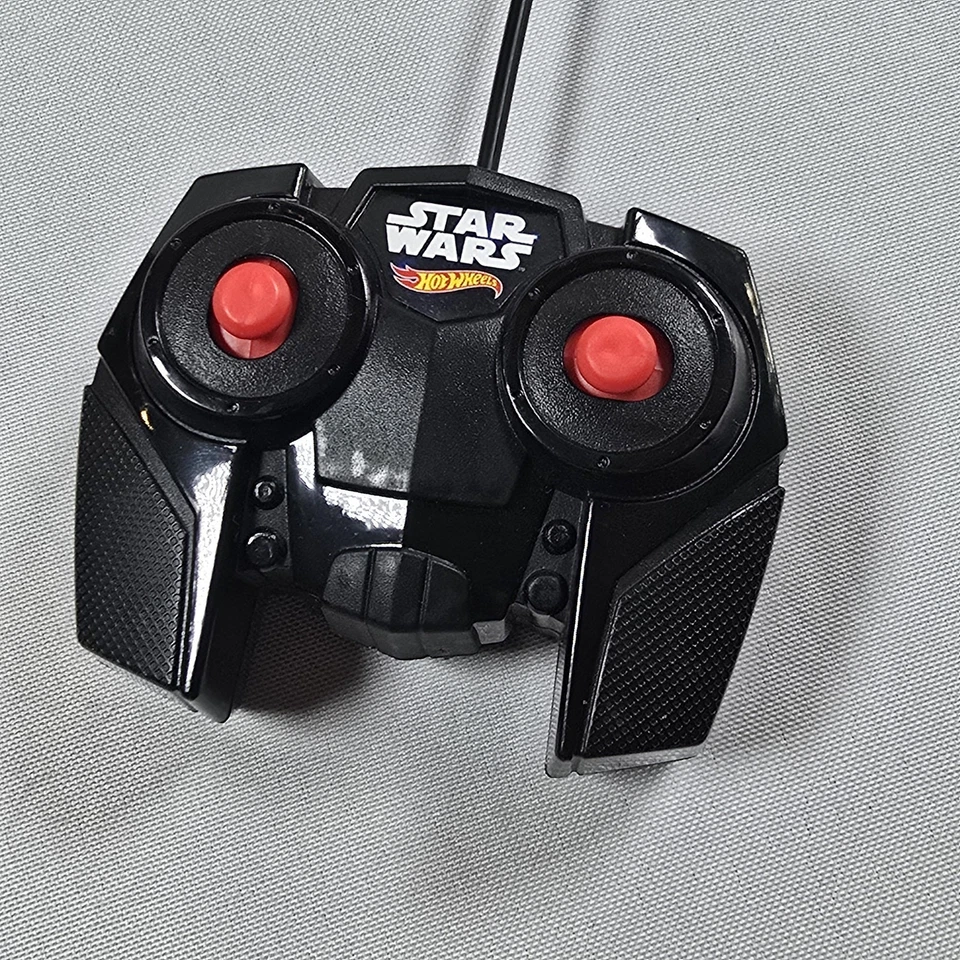 Hot Wheels Mattel Darth Vader Star Wars RC Car w/  Remote -  Tested Works - Image 2 of 4