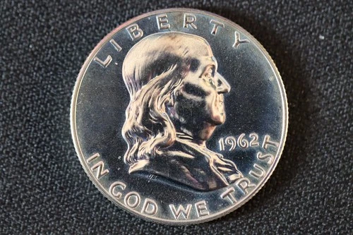 1962 Proof Franklin Half Dollar 90% Silver *BF02
