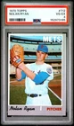 1970 TOPPS High NUMBER NOLAN RYAN #712 - PSA 4 - NEWLY GRADED