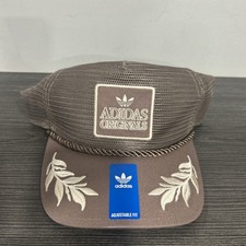 Adidas Originals Hat Cap Snap Back One Size Brown Major Mesh Trucker Laurel Mens