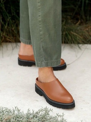 Jenni Kayne Leather Lugged Mules