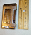 Vintage cigarette lighter silver plated Has Spark 2.5" — photo 1