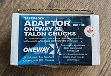 oneway # 0227 1"-8 RH/LH taper lock adaptor oneway & talon chuck