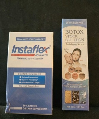 Instaflex Advanced Joint Relief Supplement - 30 + BONUS Anti- Age Serum! GET ME!