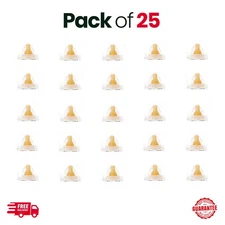 Similac Infant Nipples & Rings, Standard Flow, Ready to Use-Fast Ship Pack of 25