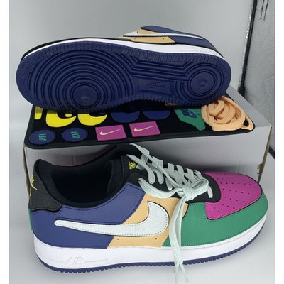 Nike AF1 1/1 Air Force 1 Low Multicolor Black Grey White DB2576-001 Men's 11