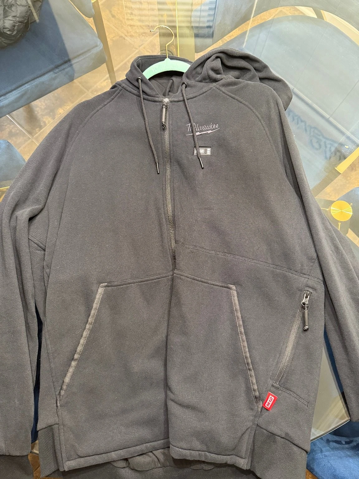 Milwaukee Heated Gear Men's Black XL Hoodie Jacket M12 Battery Powered