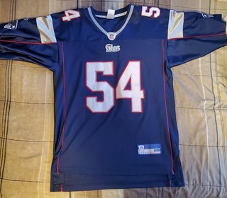Maglia Home Tedy Bruschi New England Patriots Blu; Reebok Uomo Tg. 50