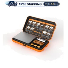 Compact Backlit LCD Pocket Scale - 200g Capacity, Perfect for Jewelry Food