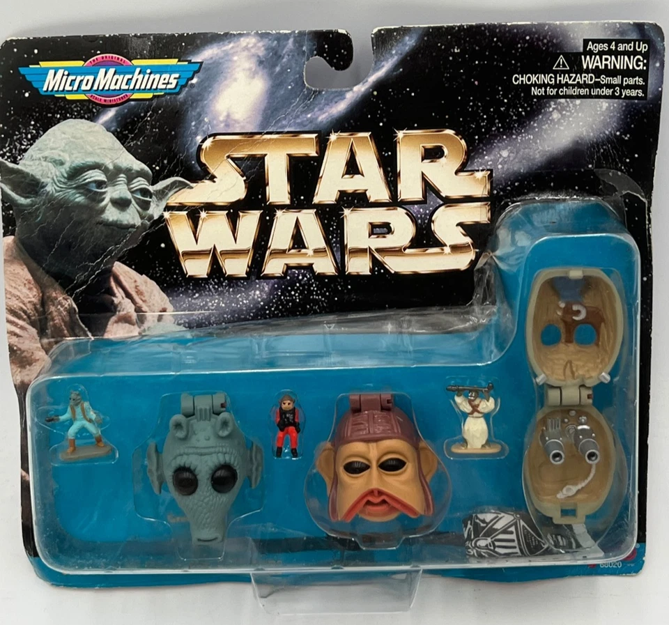 Star Wars Micro Machine Collection II Mini Head Playset Figuras 1996 Vintage NOVO - Imagem 2 de 4