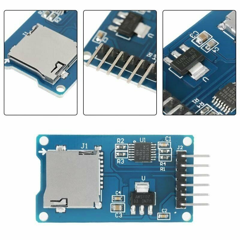 1pc Micro SD Storage Board Mciro SD TF Card Memory Shield Module SPI ...