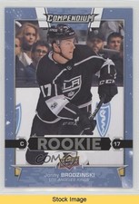 2017-18 Upper Deck Compendium Rookies Blue Jonny Brodzinski #593 READ 0cr