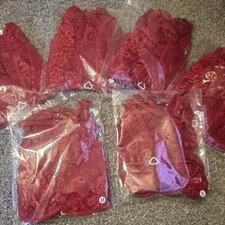 Women  s Red Floral Teddy Lingerie