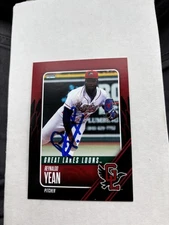 Reynaldo Yean SIGNED 2025 Choice Great Lakes Loons Team Set Los Angeles Dodgers