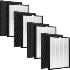4 juegos de filtros de repuesto True HEPA para Alexapure Breeze AP-B102 y 3049 Air