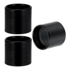 3Pcs Light Socket Shade Ring 50mm Metal Hanging Lamp Holder Parts Black