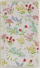 Takahashi 2026 Monthly Planner, Starting In April, La Fine Slim, 1, Floral Patt 