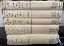 Science and Civilisation in China Joseph Needham Partial Set of 5 Vols I-III, V