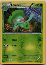 Lombre Reverse Holo 11/160 Uncommon XY - Primal Clash LP Pokemon Card