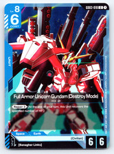 Full Armor Unicorn Gundam [Holo] #GD03-010 Prices | Gundam Steel