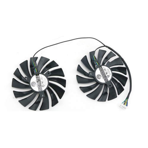 1 paire de ventilateurs pour carte graphique de jeu MSI GTX950 960 970 980 980ti - Photo 2/11