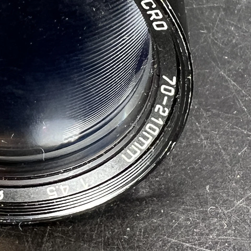 MC Soligor C/D Zoom+Macro Camera Lens 70-210 1:4.5 058 No382225280 Vintage - Image 3 of 4