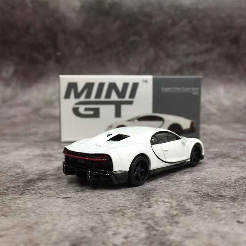 MINI GT 164 Bugatti Chiron Alloy DieCast Super Sport Model CarWhite