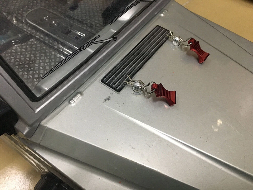 4Pcs Metal R-type Body Clips with Mount For Axial SCX10 TRX4 etc 1/10 RC Crawler - Image 3 of 4