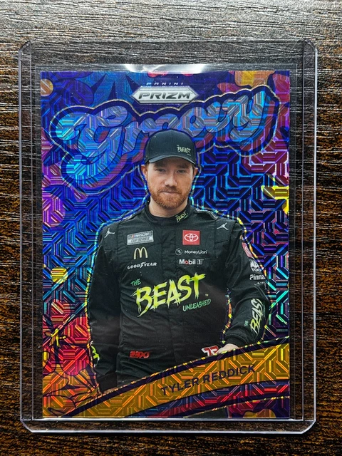 Tyler Reddick 2024 Panini Prizm Groovy Mojo Prizm 11/25 #1 The Beast Toyota