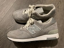 Women 6.5 New Balance 1400 Made in USA Grey Suede Lace-Up Sneakers M1400JGY
