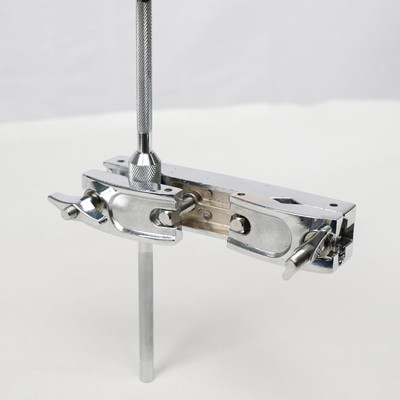 Silber Mehrfachklemme Beckenständer Halterung Halter für Schlagzeug Becken Musikteile