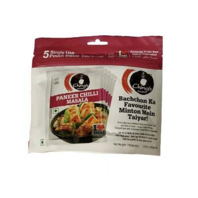 Ching s Paneer Chili Masala Combo Pack (100gm) with Free Shipping
