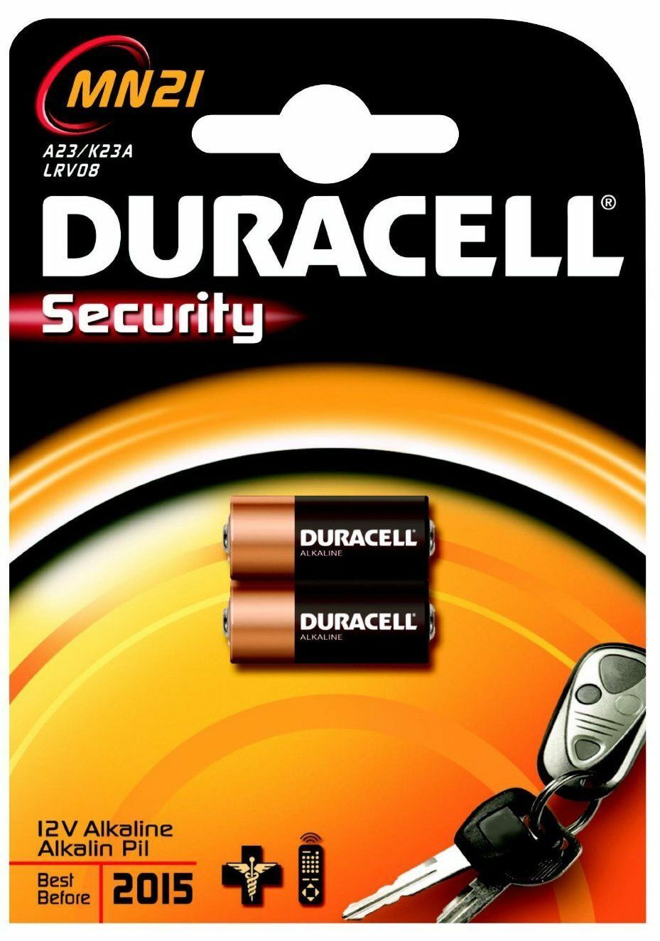 BATTERIA DURACELL SECURITY MN21 MIC/STILO PZ 2 (26619)