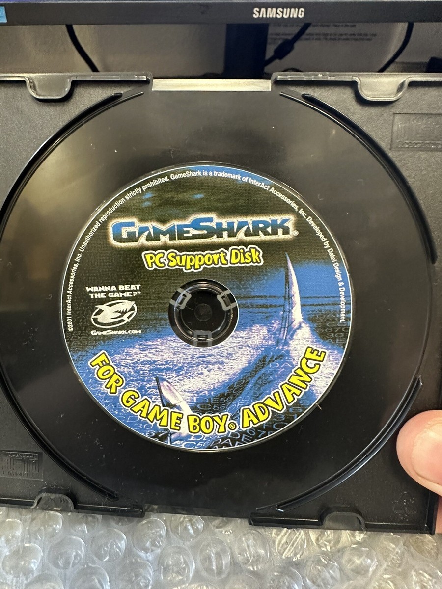Gameshark PC Support Disk Disc for Nintendo Game Boy Advance GBA **DISC  ONLY**