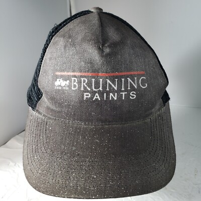 Bruning Paints Trucker Hat Mesh Foam