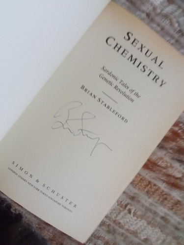 Sexual Chemistry: Sardonic Tales SIGNED by Brian Stableford (1991, HCDJ) - Picture 7 of 12