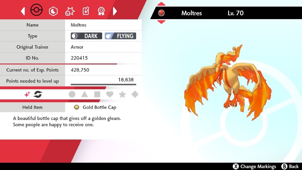 Online Competition Shiny Galarian Moltres - Sword & Shield