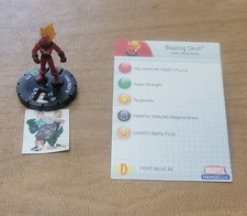HeroClix Marvel AVENGERS Blazing Skull 018 with card