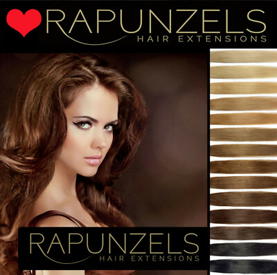 Nagelspitze vorgebundene U-Spitze 20'' Länge 0,5 g 100 % MENSCH REMY Haar RAPUNZELS Bindungen