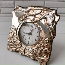 Vintage Table Watch Silver 925 Italy 1970 Century Signed Collectible