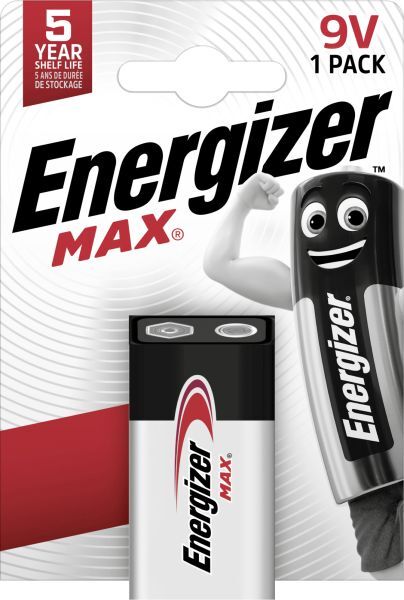 Thumbnail - Energizer Max Alkaline E-block Batterie 9 V Batterie